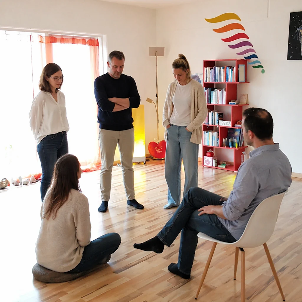 Teamaufstellung in Lausen im Businesscenter
